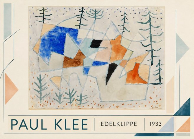 Paul Klee Edelklippe No1 - Poster