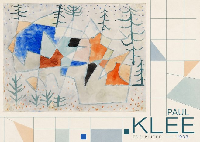 Paul Klee Edelklippe No4 - Poster