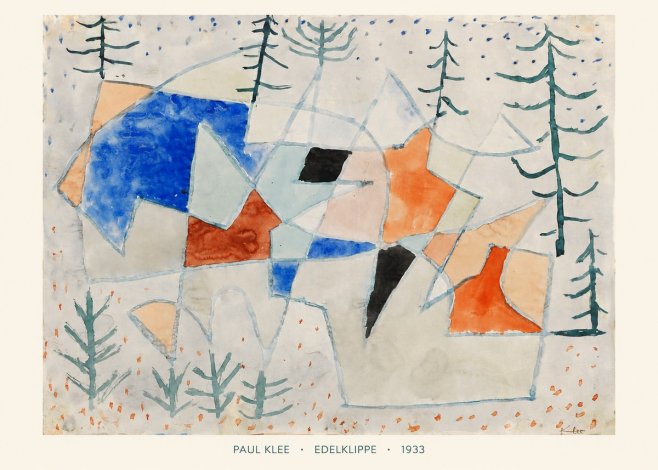 Paul Klee Edelklippe No6 - Poster