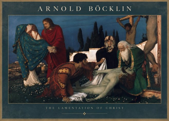Arnold Böcklin The Lamentation of Christ No5 - Poster