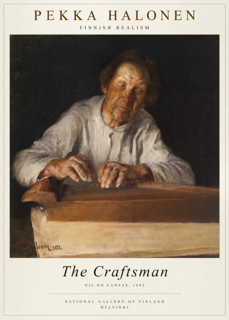 Pekka Halonen The Old Man No4 - Poster