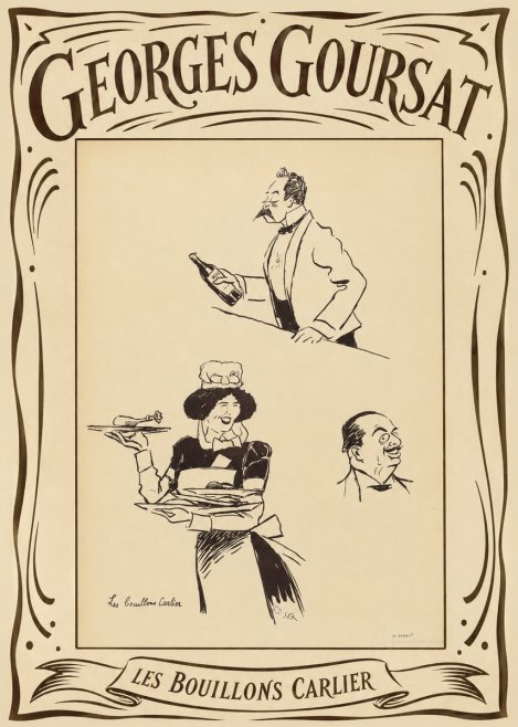 Georges Goursat Les Bouillons Carlier II No4 - Poster