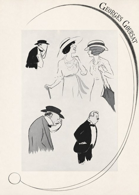 Georges Goursat Character Studies No6 - Poster