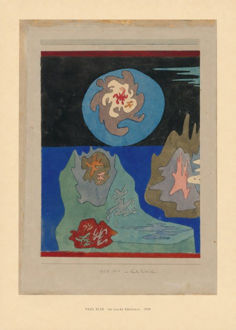 Paul Klee Im Lande Edelstein No6 - Poster