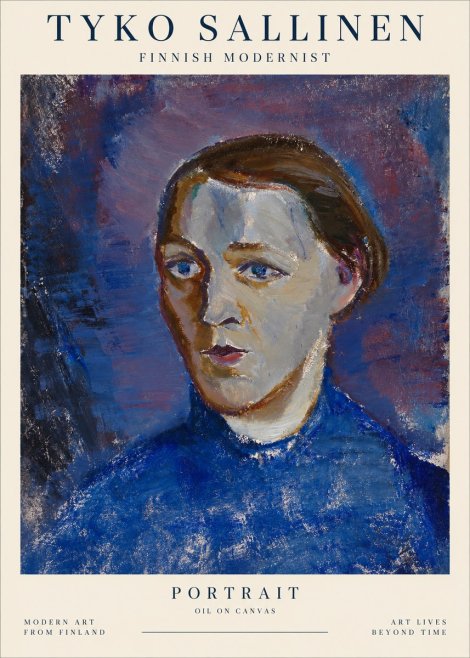 Tyko Sallinen Portrait II No1 - Poster