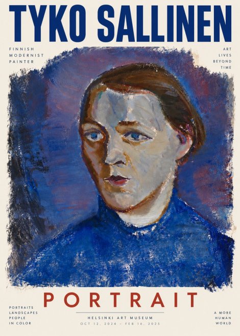 Tyko Sallinen Portrait II No6 - Poster