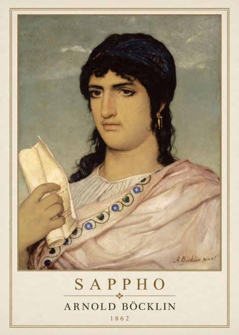 Arnold Böcklin Sappho No1 - Poster