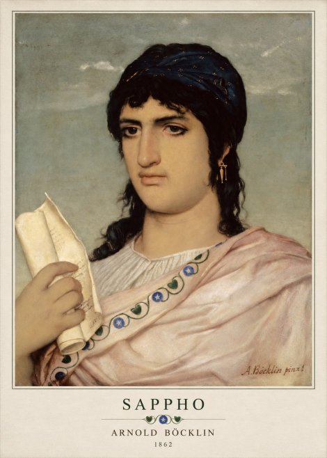 Arnold Böcklin Sappho No3 - Poster
