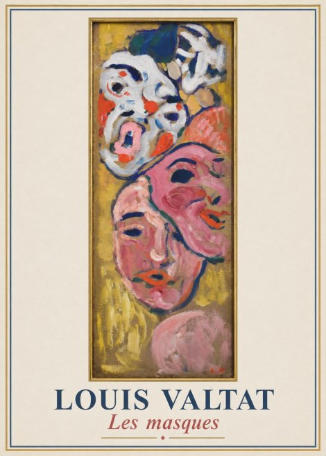Louis Valtat Les Masques No1 - Poster