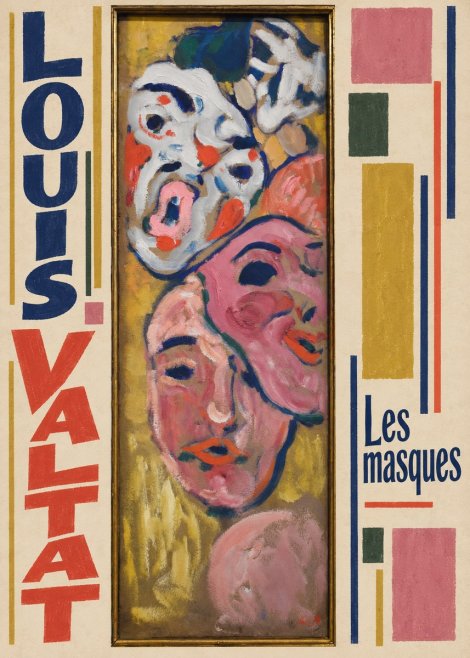 Louis Valtat Les Masques No3 - Poster