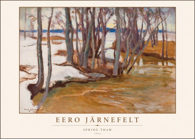 Eero Järnefelt Spring Thaw No1 - Poster