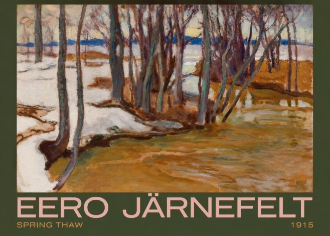 Eero Järnefelt Spring Thaw No2 - Poster