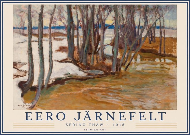 Eero Järnefelt Spring Thaw No3 - Poster