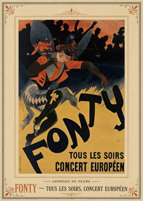 Georges de Feure Fonty III No4 - Poster