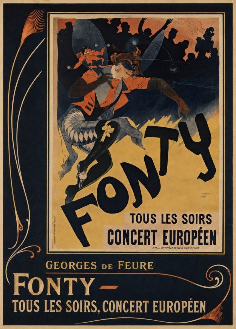 Georges de Feure Fonty III No6 - Poster