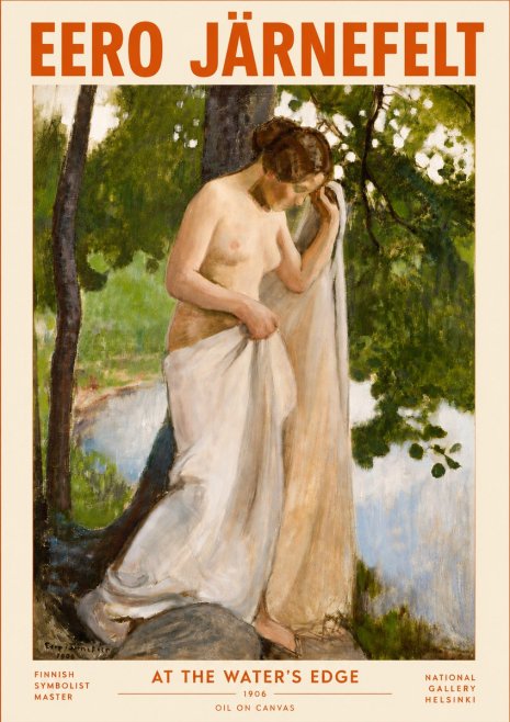 Eero Järnefelt At the Water's Edge No4 - Poster