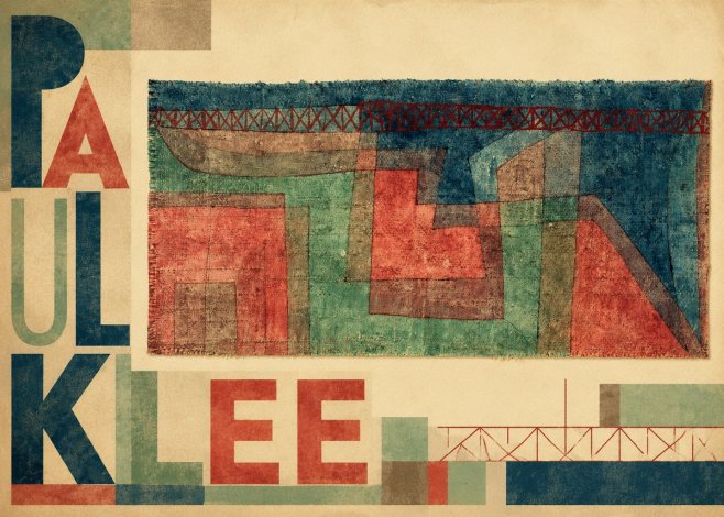 Paul Klee Textile Picture No4 - Poster