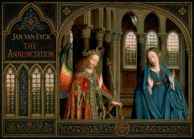 Jan van Eyck The Annunciation II No2 - Poster