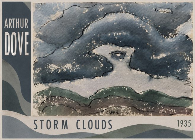 Arthur Dove Storm Clouds No2 - Poster