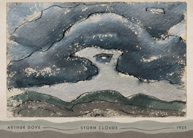 Arthur Dove Storm Clouds No6 - Poster