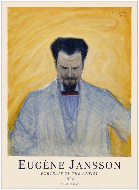 Eugène Jansson Portrait of the Artist II No1 - Poster