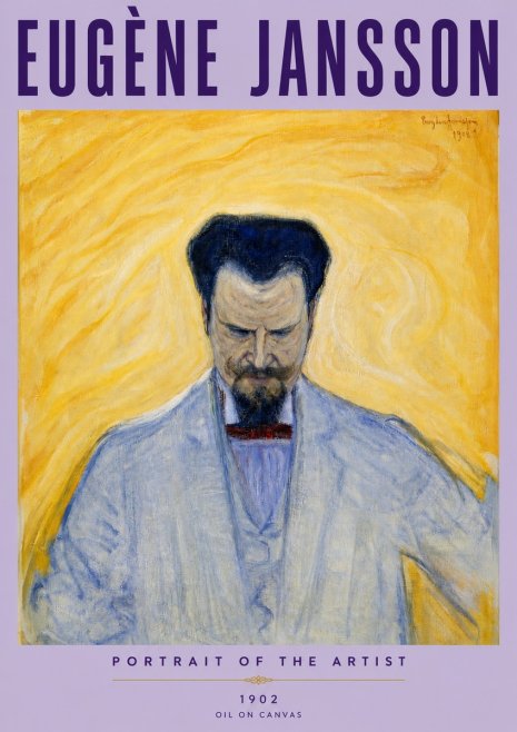 Eugène Jansson Portrait of the Artist II No4 - Poster