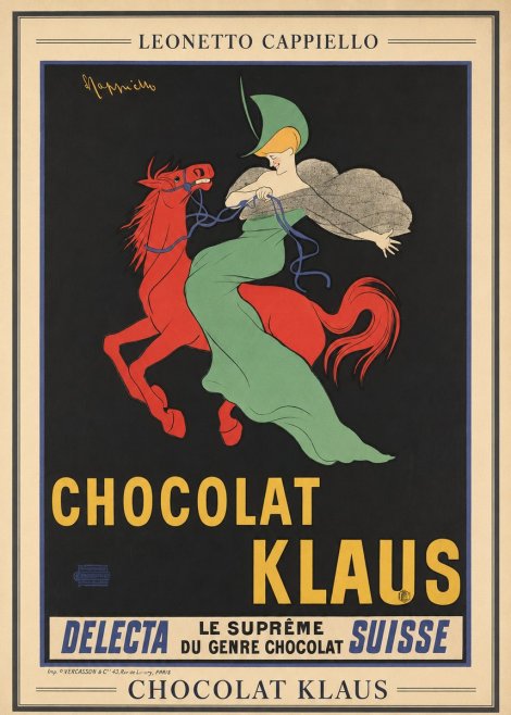 Leonetto Cappiello Chocolat Klaus III No3 - Poster