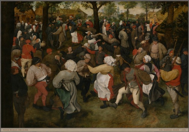 Pieter Bruegel The Wedding Dance II No5 - Poster
