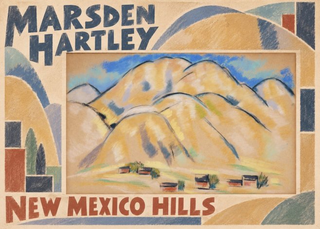 Marsden Hartley New Mexico Hills No6 - Poster