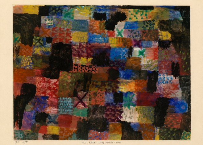 Paul Klee Deep Pathos No6 - Poster