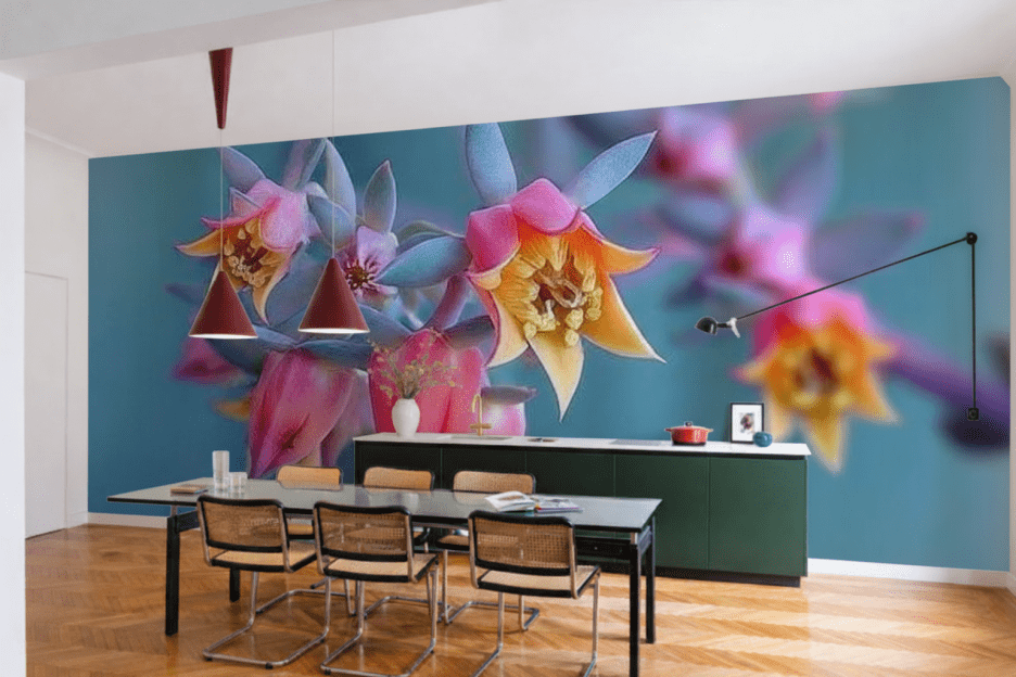 Golden Succulent Bloom