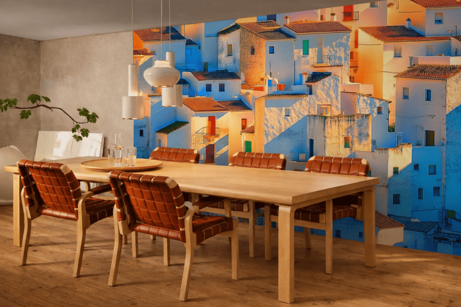 Sunlit Pueblo Canvas