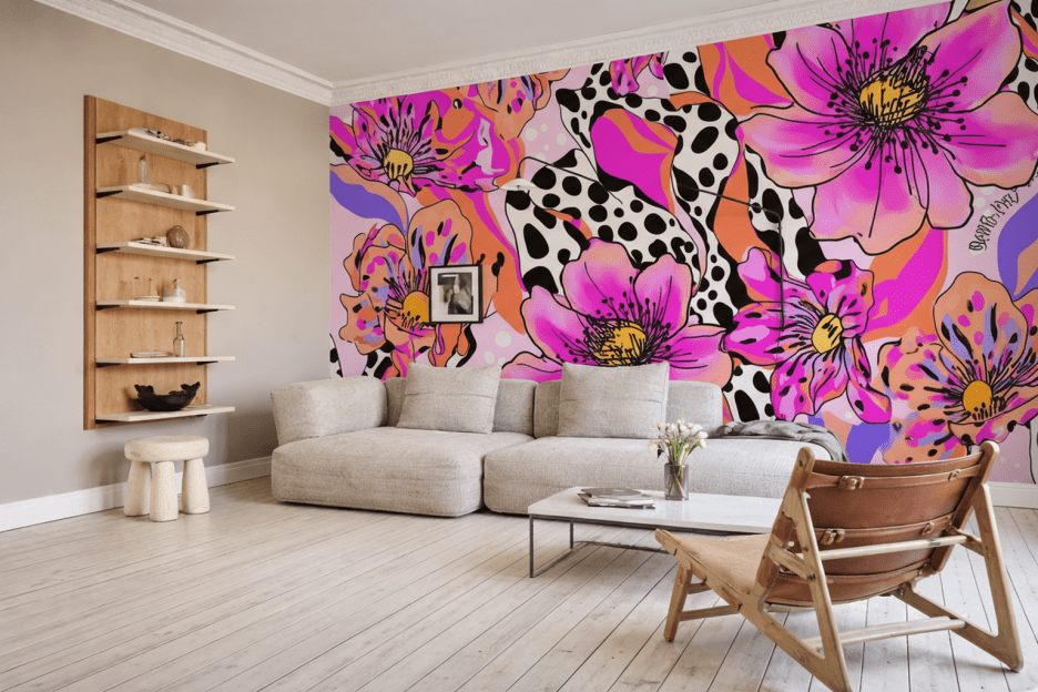 Vivid Flora Mosaic