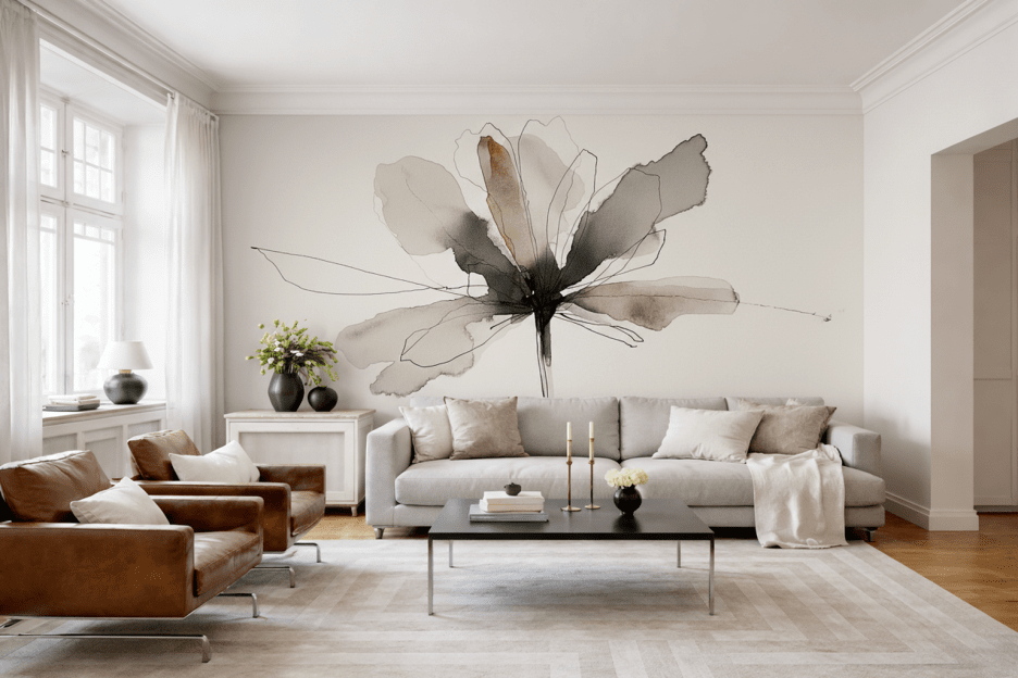 Ink Blossom Ivory