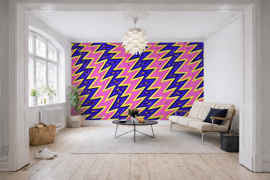 Frosted Zigzag Burst