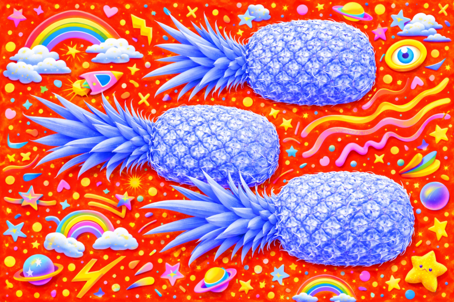 Tropical Pineapple Whimsy