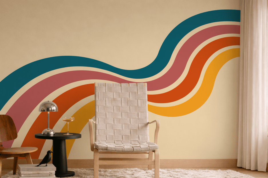 Winding Glow Stripes