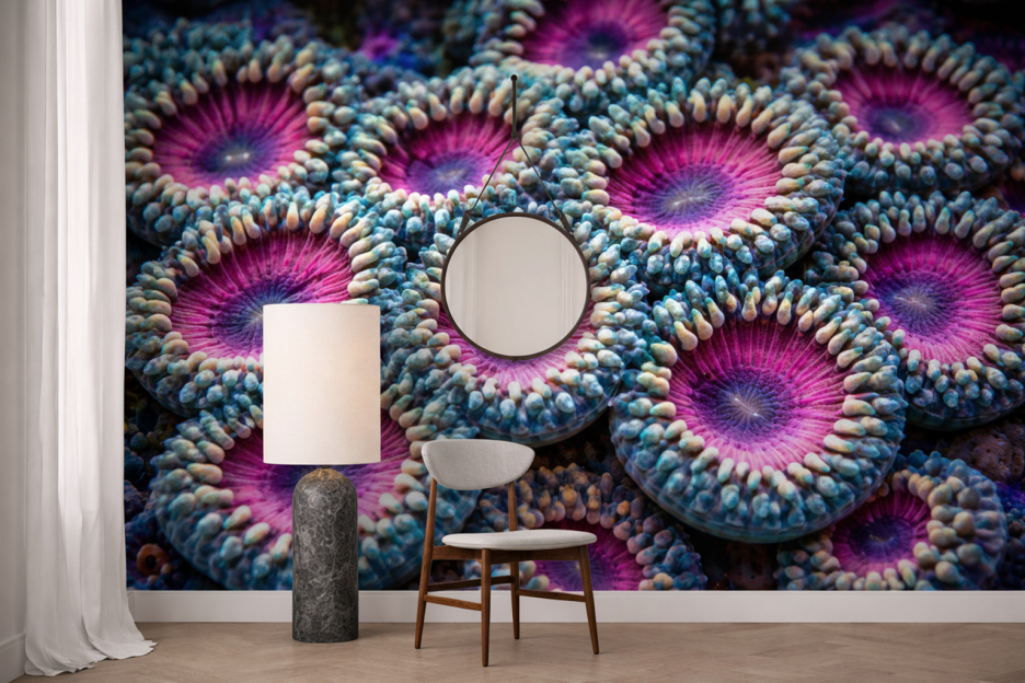 Coral Blossom Mosaic