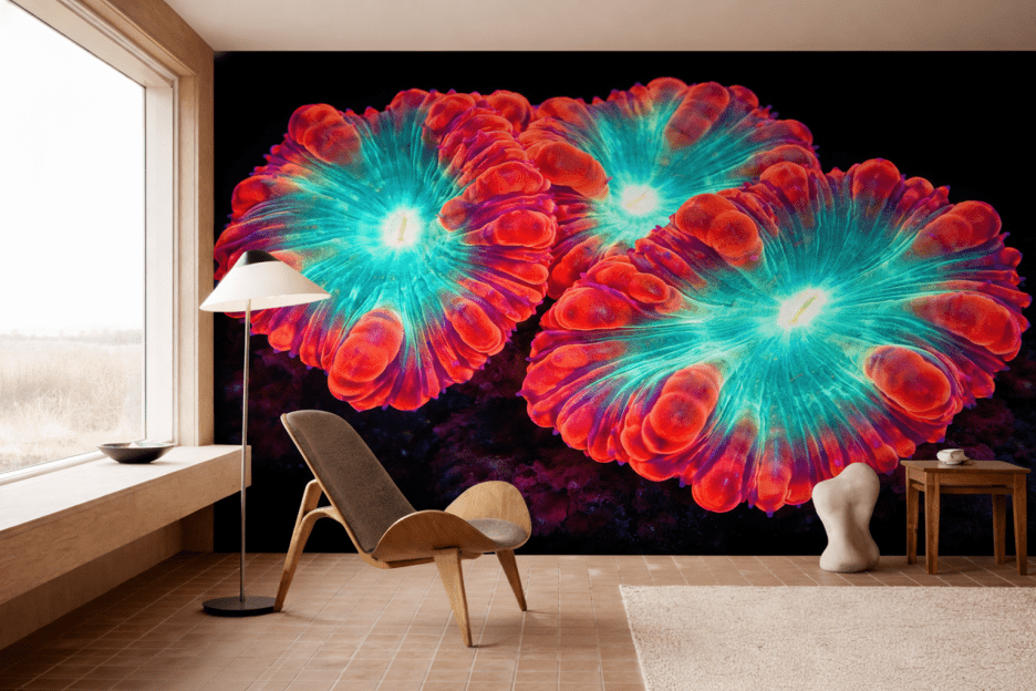 Cyan Coral Reef