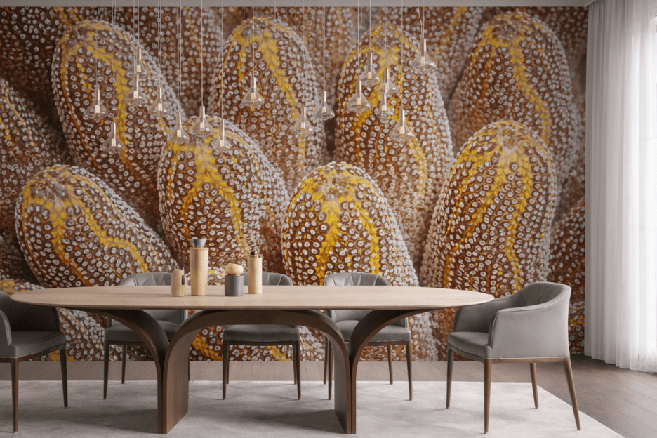 Coral Texture Mural