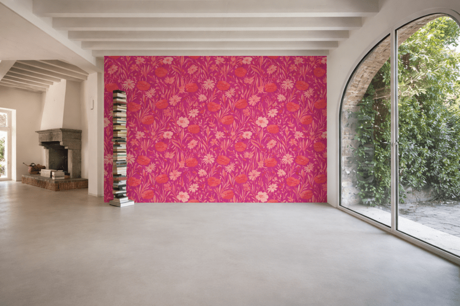 Crimson Blossom Field