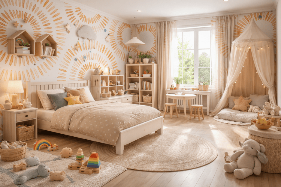 Radiant Pebble Mural