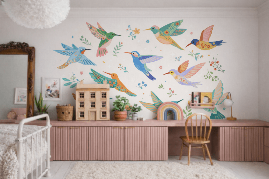 Porcelain Mural Flight