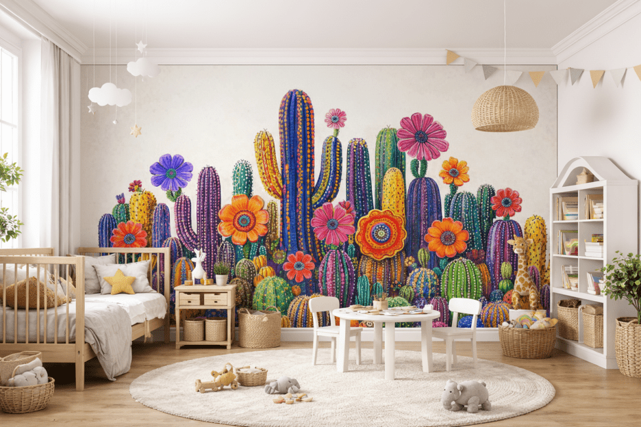 Vibrant Cactus Oasis