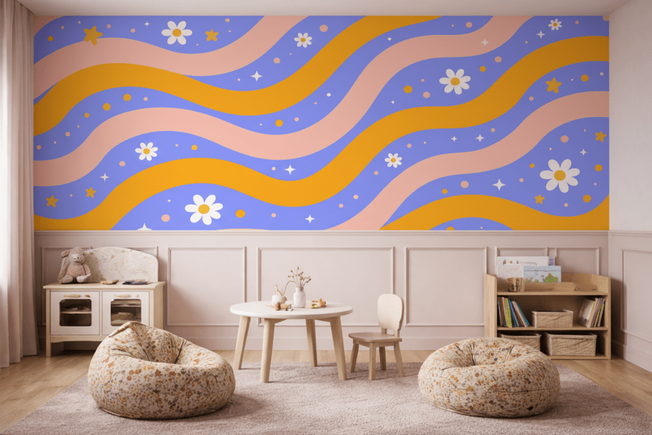 Wave Dappled Mural