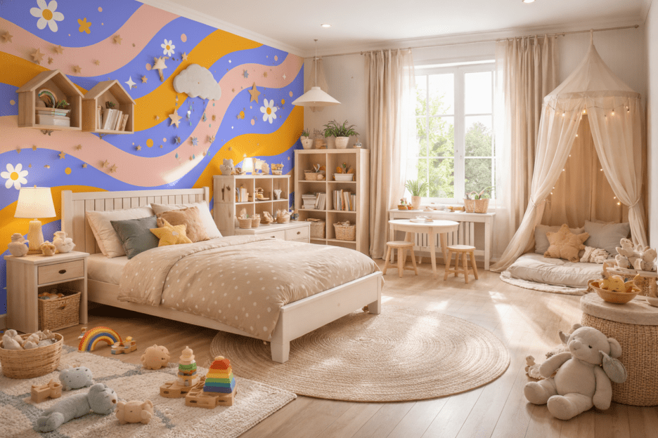 Wave Dappled Mural