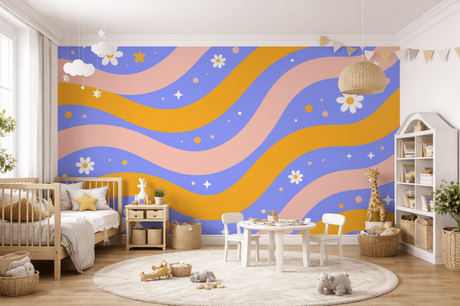 Wave Dappled Mural