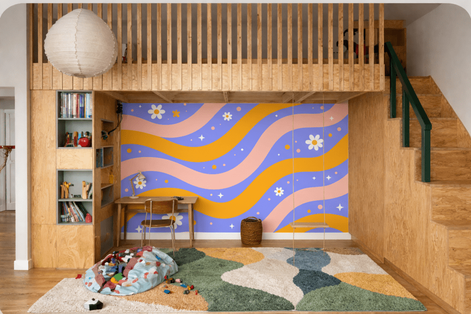 Wave Dappled Mural
