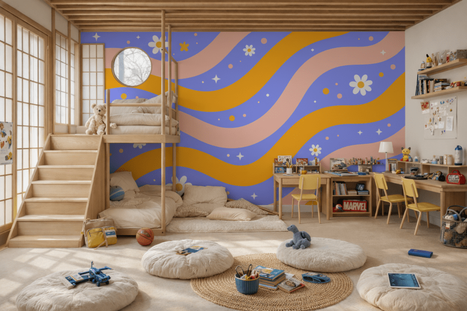 Wave Dappled Mural