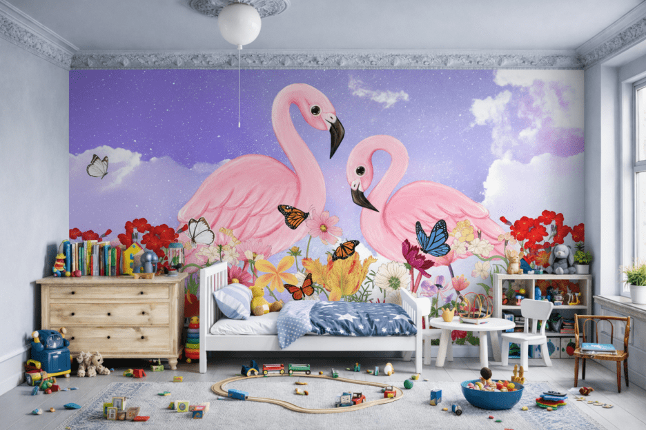 Flamingo Blossom Bounty